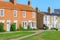 Holiday brick cottages in Southwold, a popular seaside town in the UK