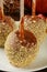 Holiday caramel apples