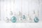 Holiday Charm: White and Maroon Christmas Bauble Decorations