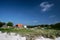 Holiday cottages on the beach on Bornholm
