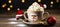 Holiday Delight: Santa Claus Cup with Hot Cocoa with Whipped Cream