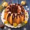 Holiday delight Slovak and Czech Babovka cake with chocolate glaze