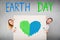 Holiday Earth day and interior renovation concept