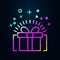 holiday gift in nolan style icon. Simple thin line, outline vector of birthday icons for ui and ux, website or mobile application