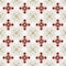 Holiday Glitzy Champagne Red Ribbon Seamless Background Pattern