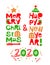 Holiday quotes Happy New Year and Merry Christmas