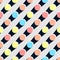 Holiday Retro Polka Dot Colorful Seamless Pattern