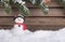 Holiday Snowman Figurine