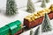 Holiday train carries gifts for Christmas