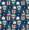 Holiday traveler pattern Seamless background