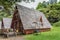 Holiday wooden house in the Puyehue spa in Chilean Patagonia