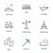 Holidays Flat Icons Vector Pack