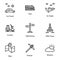 Holidays Flat Icons Vector Pack