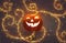 Holidays halloween concept image of cute Pumpkin