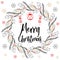 Holidays modern calligraphy Merry Christmas. Hand drawn brush l