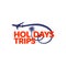 Holidays Trips Logo Design Symbol