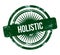 Holistic approach - green grunge stamp