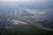 Holland farmed fields aerial view