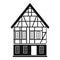 Holland house icon, simple style