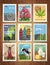 Holland Travel Stamps Set Poster