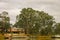 Holliday homes on the banks of the Murray River near Morgan in South Australia