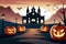 holloween background generativeAI