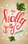 Holly Jolly Christmas card