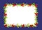 Holly Leaves Red Ribbons Border Frame 2