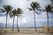 Hollywood  beach view in the evening .