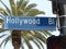 Hollywood Blvd Street Sign