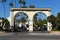 HOLLYWOOD, CALIFORNIA - 10 NOV 2020:  Paramount Pictures iconic gate on Melrose Avenue