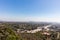 Hollywood freeway in Los Angeles, California