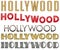 Hollywood Marquee Burlesque Word Collection