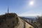 Hollywood Sign Mountaintop Overlooking Los Angeles