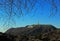 The hollywood sign observed from Griffith observatory