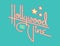 Hollywood and Vine Retro Vector Design with Stars.