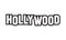 Hollywood wordmark logo design