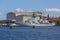 Holmen naval base in Copenhagen, Frigate of Royal Danish Navy, Copenhagen, Denmark