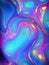 Holo Slime Creative Abstract Texture Wallpaper.