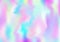 Hologram Magic Dreamy Vector Background. Rainbow Girlie Iridescent Gradient, Holographic Fluid Poster Wallpaper Bright Pearlescent