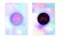 Hologram Pattern. Purple Space Presentation. Digital Shape. Retr