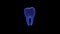 Hologram of a rotating tooth