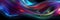 Hologram texture abstract. Holographic metal background and neon color backdrop. Multicolor 3d render banner.