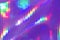 Holographic abstract background. Rainbow neon glass texture pattern. Colorful holograph purple foil overlay