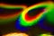 Holographic, goniochromism macro rainbow texture. Ligh leaks, disco illumination effect. Abstract background