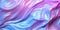 Holographic pink and blue frosted molten plastic jelly waves background texture. Trendy iridescent abstract neon webpunk