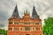 The Holsten Gate or Holstentor in Lubeck old town, Germany