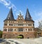 The Holsten Gate (Holstentor) in LÃ¼beck