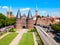 Holstentor city gate in Lubeck