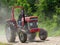 HOLSWORTHY, DEVON, ENGLAND - MAY 30 2021: Vintage tractor, agricultural vehicle at rally. Massey Ferguson 165.